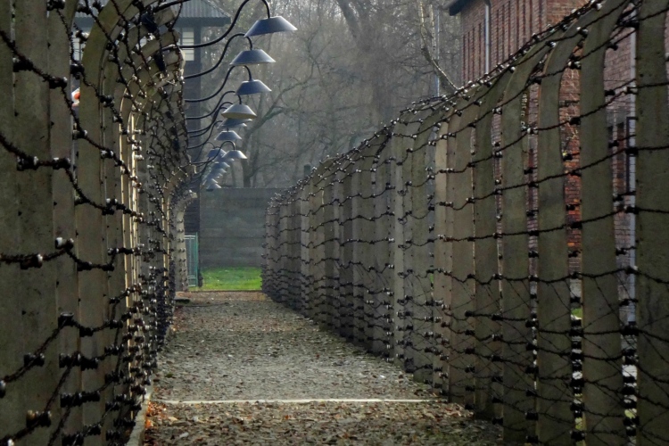 Alambradas en Auschwitz I, Polonia