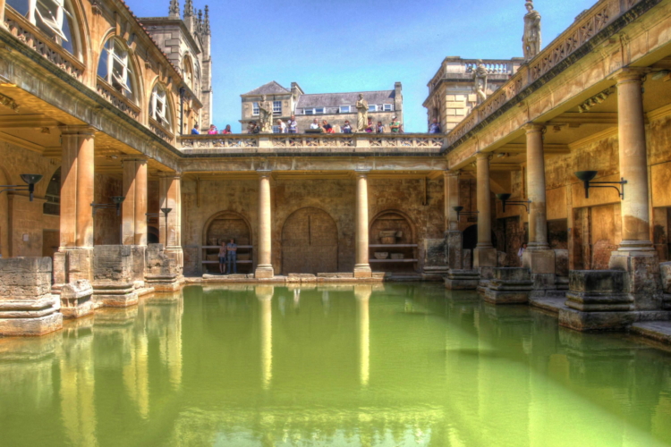 Baños romanos, Bath, Inglaterra