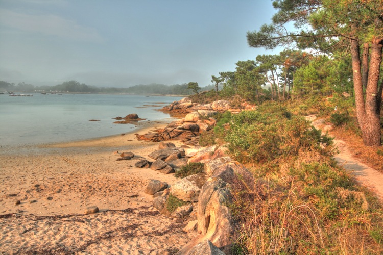 Parque Natural de Carreirón, isla de Arosa, Ría de Arousa, Galicia, Pontevedra