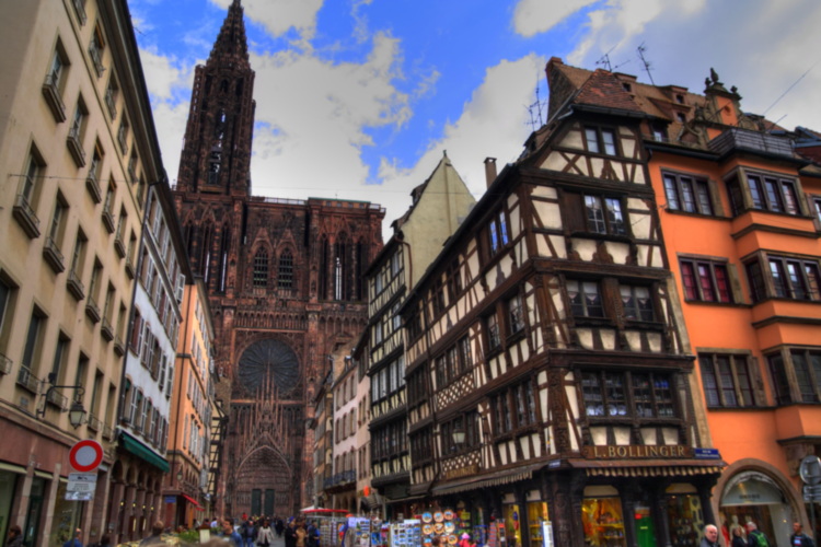 Catedral,Rue Merciere, Estrasburgo, Alsacia