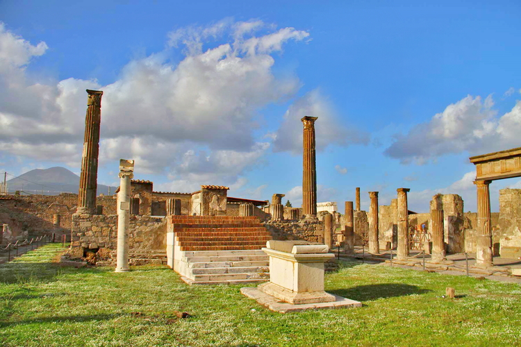 Ruinas del recinto de Pompeya, Italia