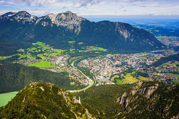 Vistas desde Predigtstuhl, Baviera, Berchtesgaden