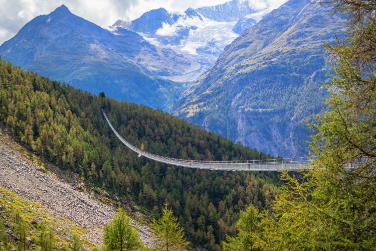 Puente colgante de Randa, Suiza