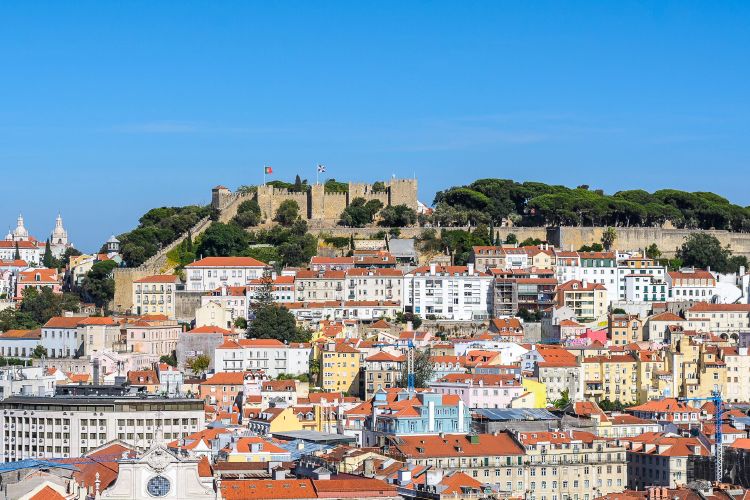 Mirador de San Pedro de Alcántara, Lisboa, Portugal