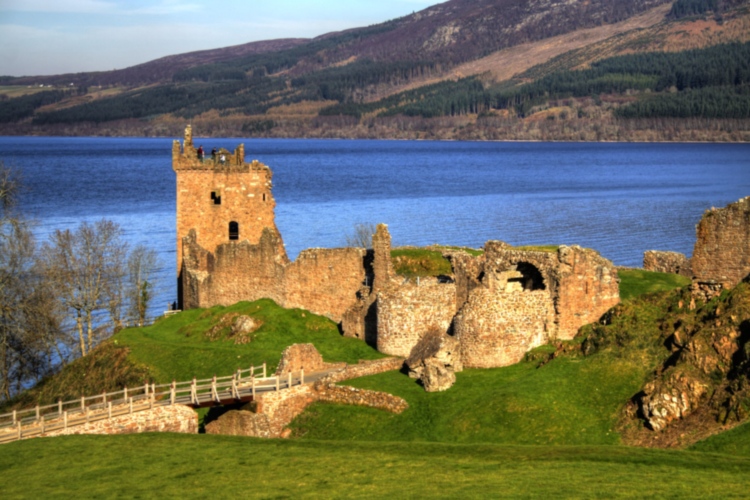 Castillo de Urquhart, Escocia, Reino Unido, Lago Ness