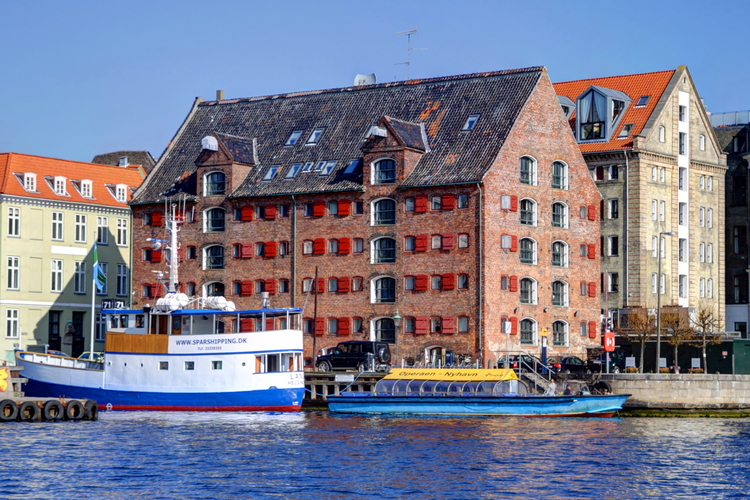 Vistas excursión barco, Copenhague, Dinamarca