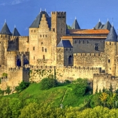 Parte de las murallas de Carcassonne