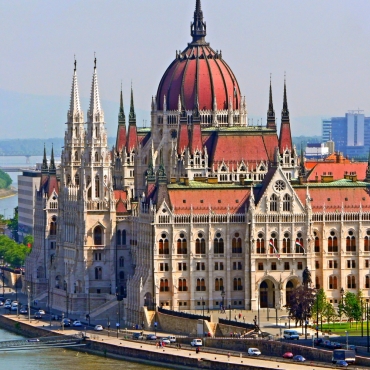 Parlamento de Budapest, Hungría, Danubio