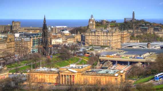 Edimburgo, Edinburgh, vistas desde castillo