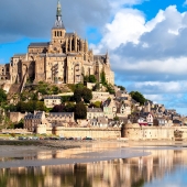 Mont Saint-Michel, Normandía, Francia, Abadía