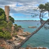 Torre Colomina, Playa de Aro, San Antonio de Calonge, Costa Brava, Camino de Ronda, Gerona