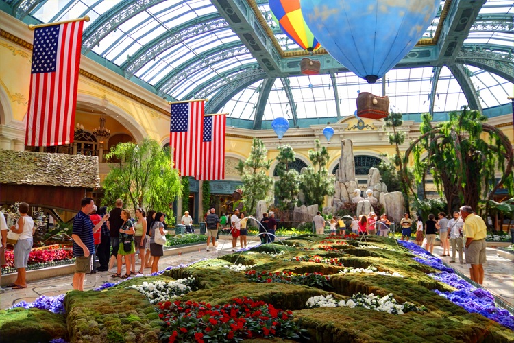 Interior del Hotel Bellagio, Las Vegas, USA, Estados Unidos Interior del Hotel Bellagio, Las Vegas, USA, Estados Unidos