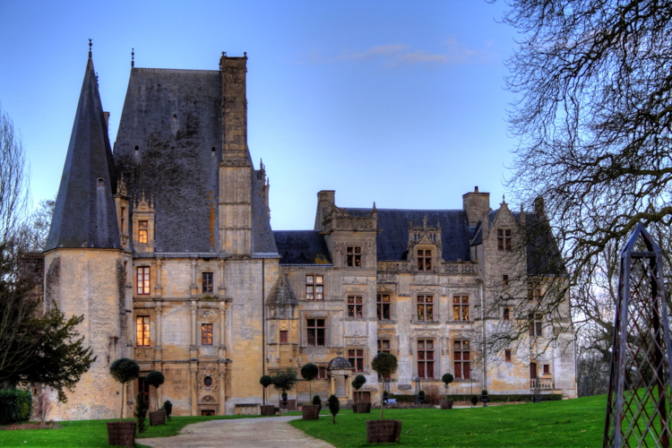 Castillo de Fontaine-Henry, Normandía, Francia