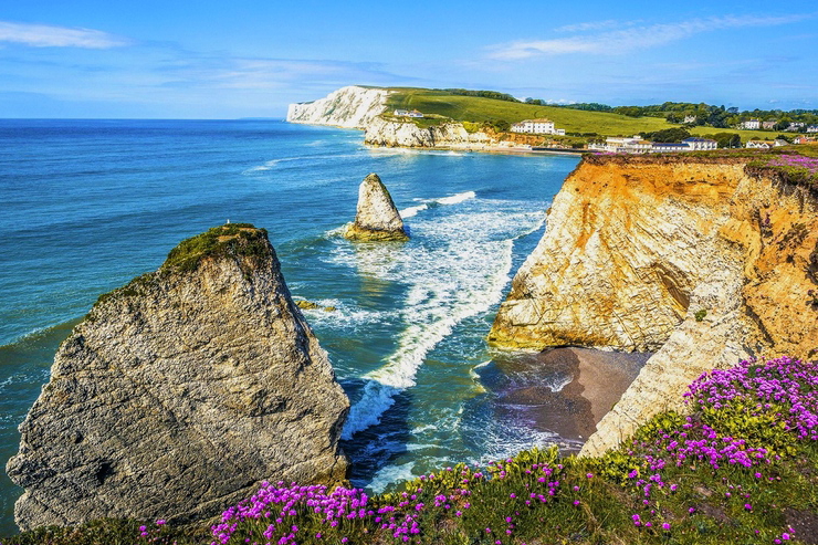 Freshwater Bay, Inglaterra, Hampshire, Isla de Wight