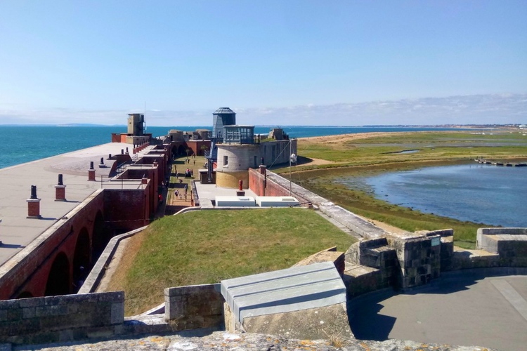 Hurst Castle en Hamphire, Inglaterra