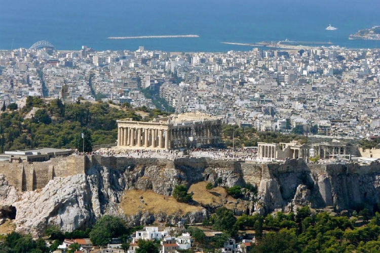 Vista desde el Monte Licabeto, Atenas, Grecia