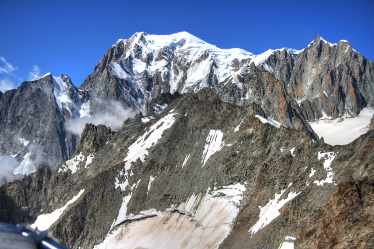 Mont Blanc, Monte Bianco, Punta Helbronner, Aosta, Italia