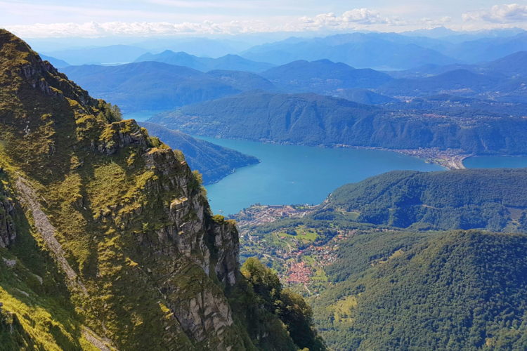 Vistas desde Monte Generoso, Lugano, Tesino, Ticino, Suiza