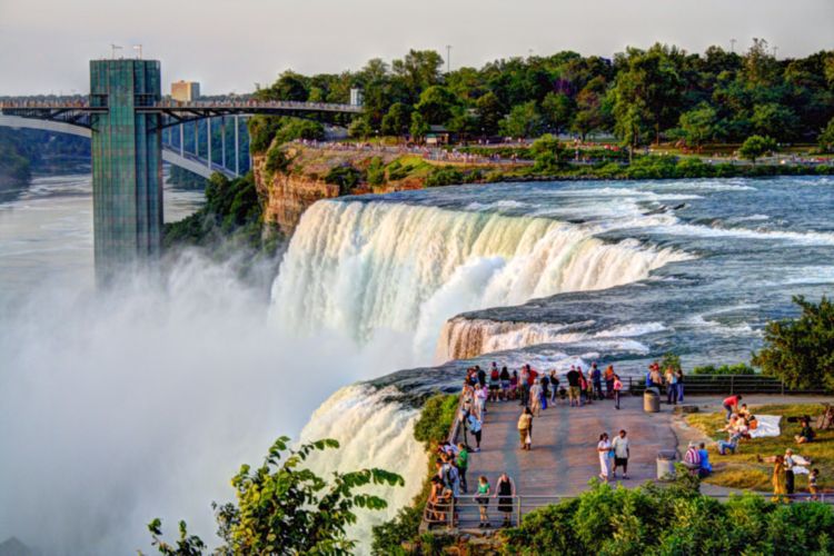 Cataratas del Niagara desde el lado de USA
