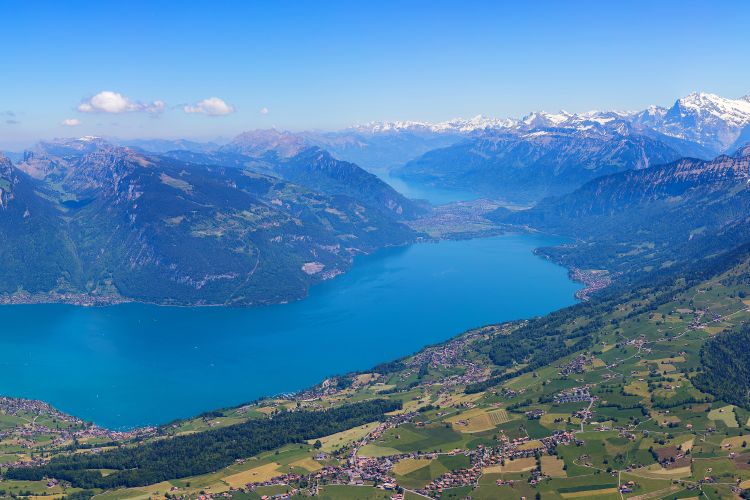 Panorama desde el Niesen, Suiza