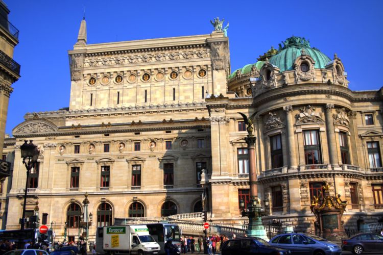 Ópera Garnier en París, Francia
