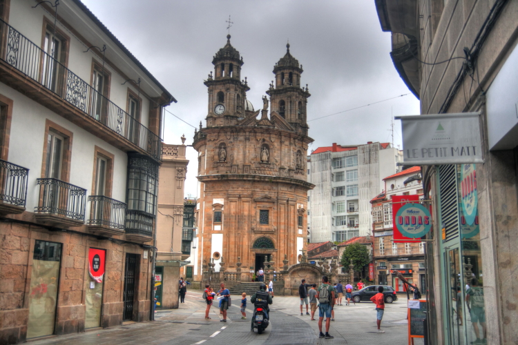 Pontevedra, casco antiguo, Rías Bajas, Galicia