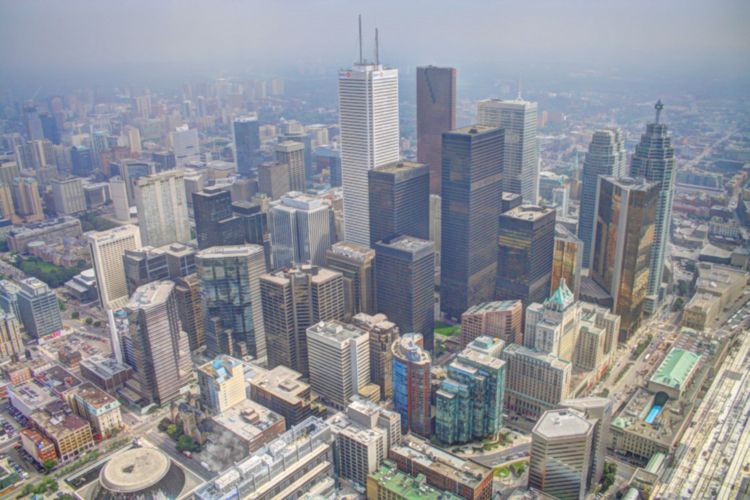 Downtown de Toronto desde la CN Tower
