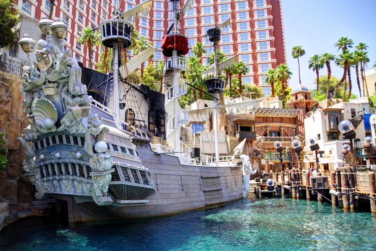 Hotel Treasure Island, Las Vegas, USA, Estados Unidos