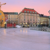 Pista de patinaje en Kungsträdgården