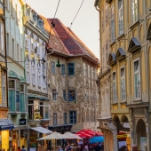 Calle del Altstadt, Graz, Austria