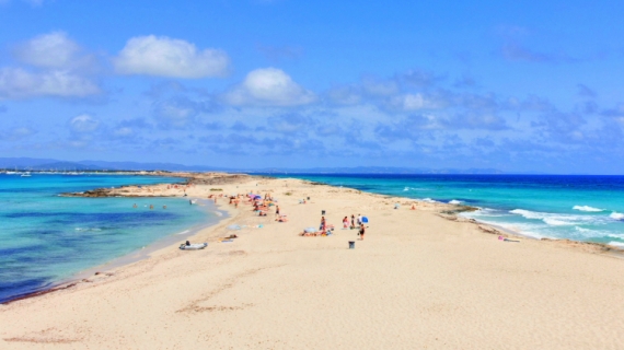 Playa de Ses Illetes en Formentera, Baleares