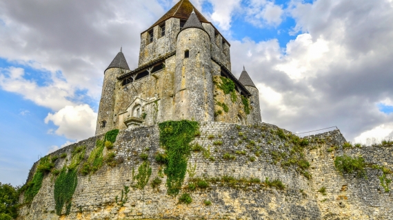 Torre César de Provins, Francia, Isla de Francia, ciudad medieval, Ile de France